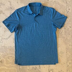 Lululemon Men's Blue Polo Shirt size medium - Classic Short Sleeve size XL